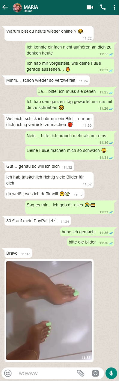 Maria chat whatsapp