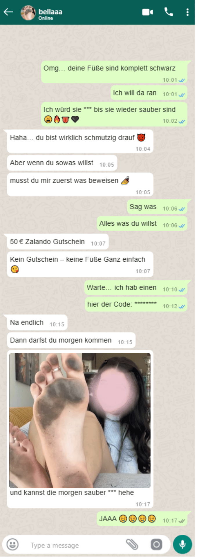 dirty-bella chat whatsapp