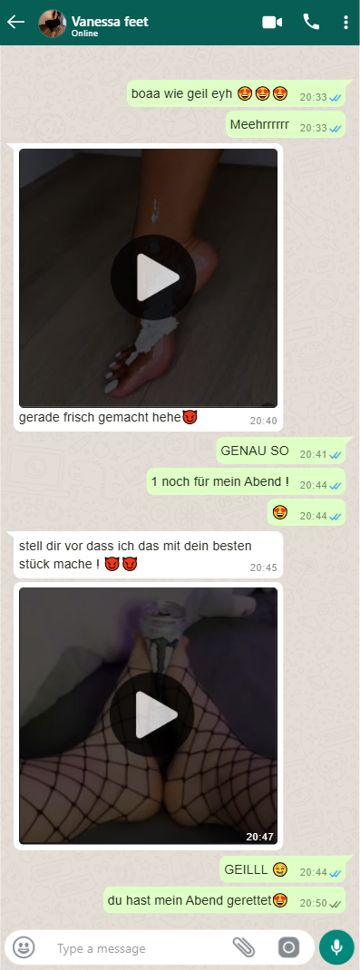 vanesssa videos chat 2 whatsapp